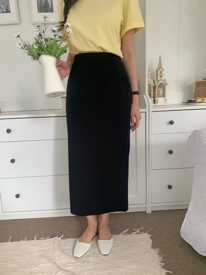 Allu - Korean Women Fashion - #shopsmall - Bibi Long Span Skirt - 6
