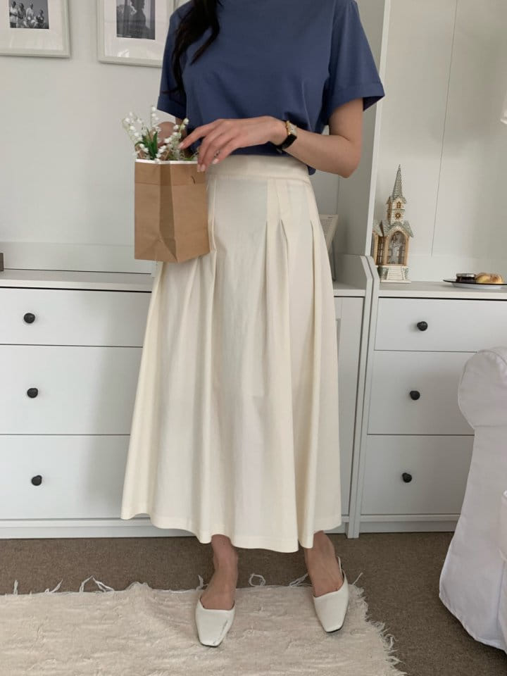 Allu - Korean Women Fashion - #thelittlethings - Flat Wrinkle Skirt - 7