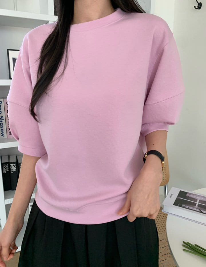 Allu - Korean Women Fashion - #womensfashion - Monble Puff Tee - 5
