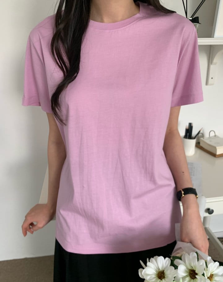 Allu - Korean Women Fashion - #womensfashion - Silkey Round Tee - 7
