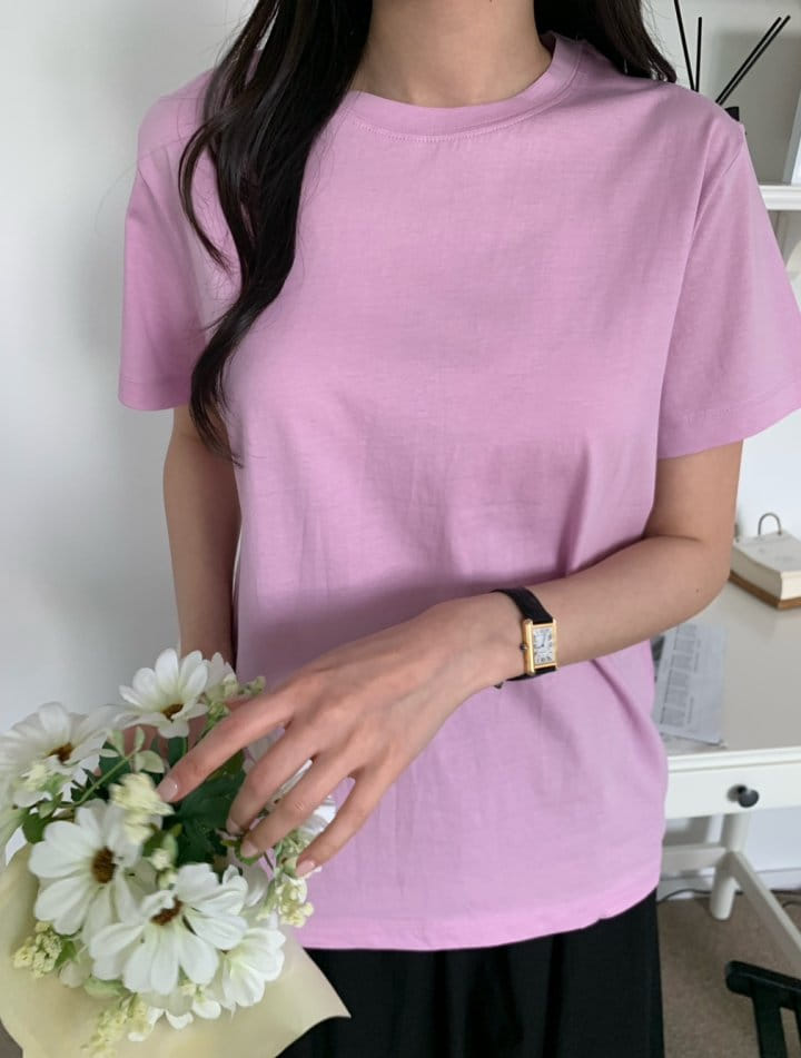 Allu - Korean Women Fashion - #womensfashion - Silkey Round Tee - 9