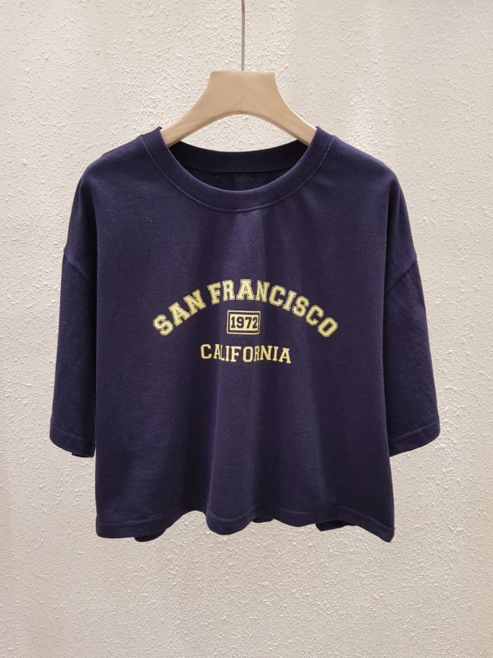 Another Plan - Korean Women Fashion - #momslook - Sanfran Crop Tee - 8