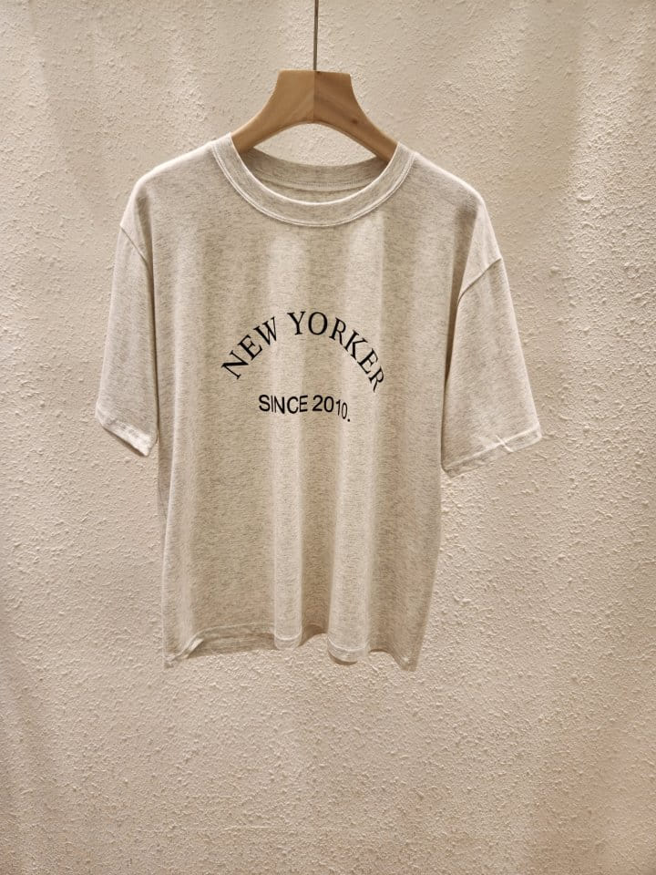 Another Plan - Korean Women Fashion - #momslook - New Yorker Modal Tee - 5