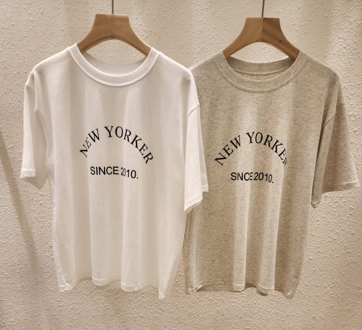 Another Plan - Korean Women Fashion - #momslook - New Yorker Modal Tee - 7