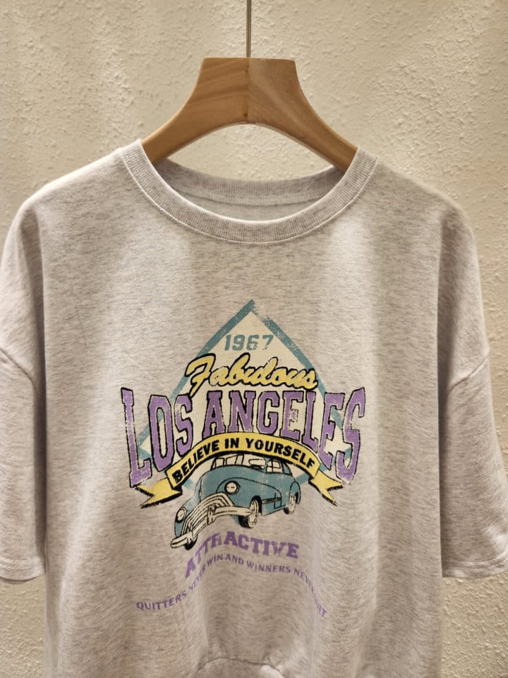 Another Plan - Korean Women Fashion - #momslook - LA Car Sweatshirt - 2