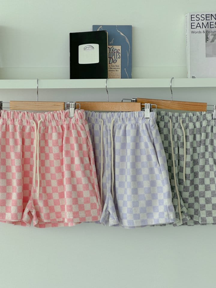 Another Plan - Korean Women Fashion - #womensfashion - Check Terry Pants - 4