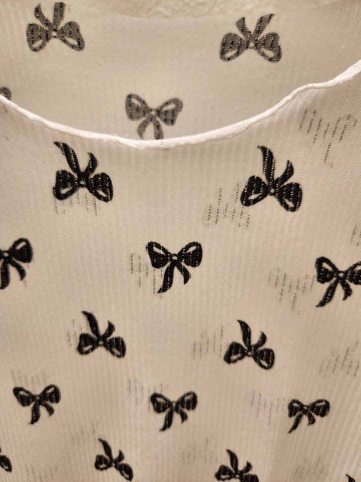 Another Plan - Korean Women Fashion - #womensfashion - Ribbon Nal Tee - 3