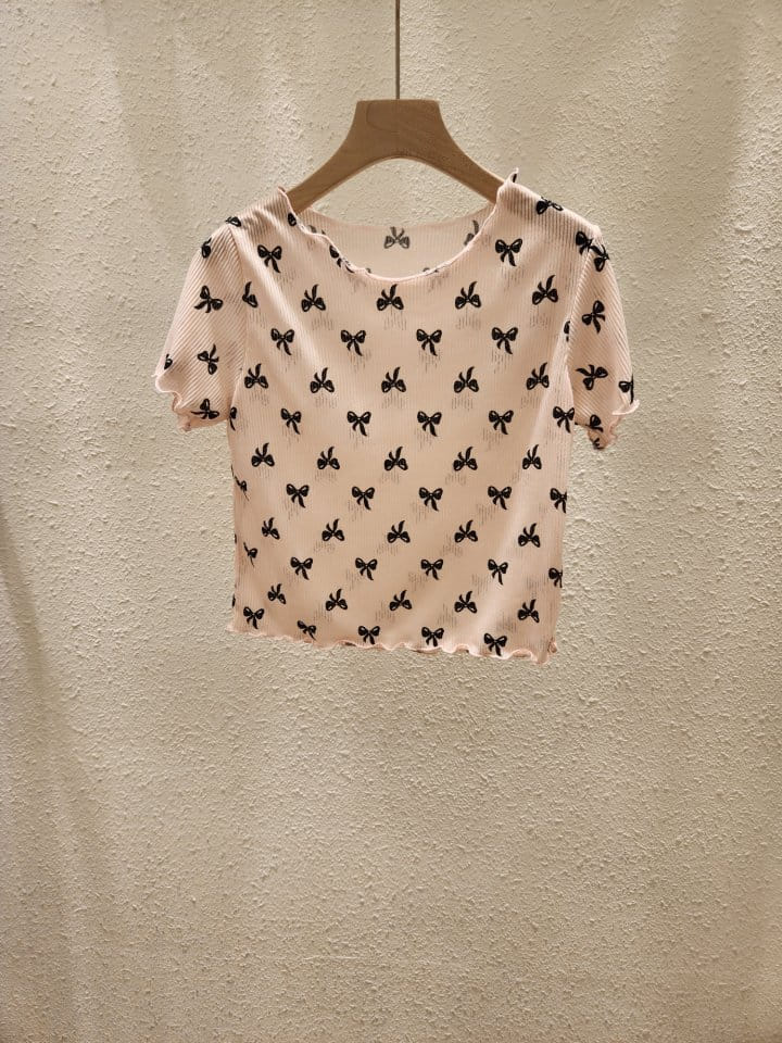 Another Plan - Korean Women Fashion - #womensfashion - Ribbon Nal Tee - 7