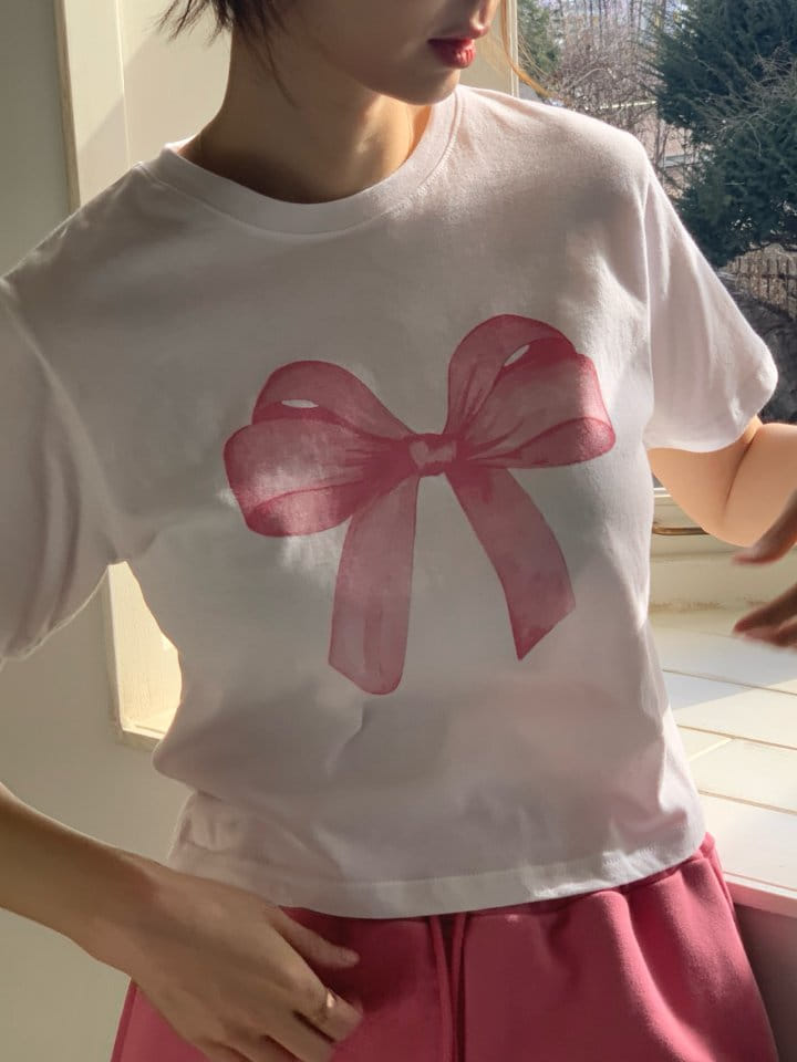 Arc - Korean Women Fashion - #momslook - Ribbon Tee - 9