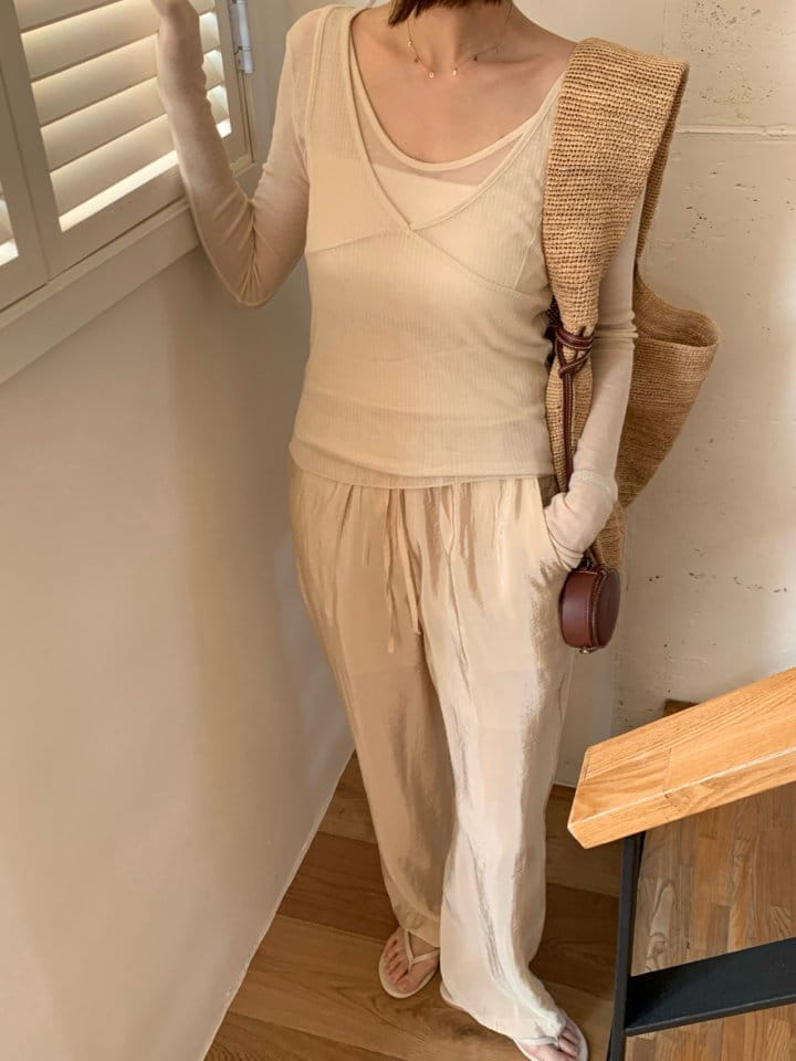Arc - Korean Women Fashion - #momslook - See Through Set - 6