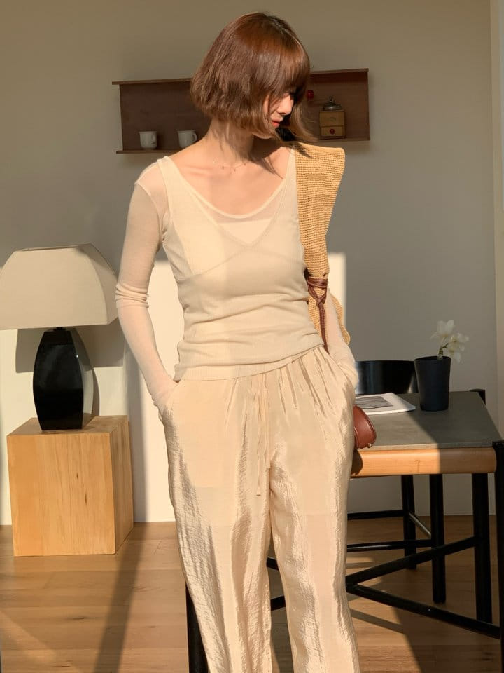 Arc - Korean Women Fashion - #momslook - See Through Set - 7