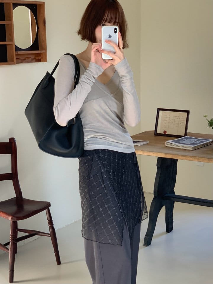 Arc - Korean Women Fashion - #pursuepretty - See Through Set - 11