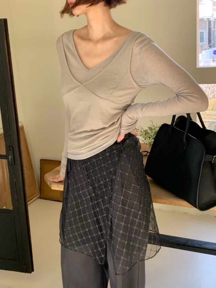 Arc - Korean Women Fashion - #vintageinspired - See Through Set - 9