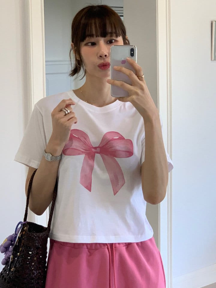 Arc - Korean Women Fashion - #womensfashion - Ribbon Tee - 6