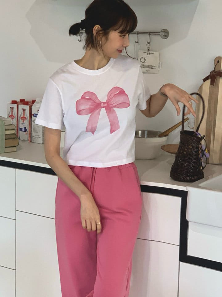 Arc - Korean Women Fashion - #womensfashion - Ribbon Tee - 8