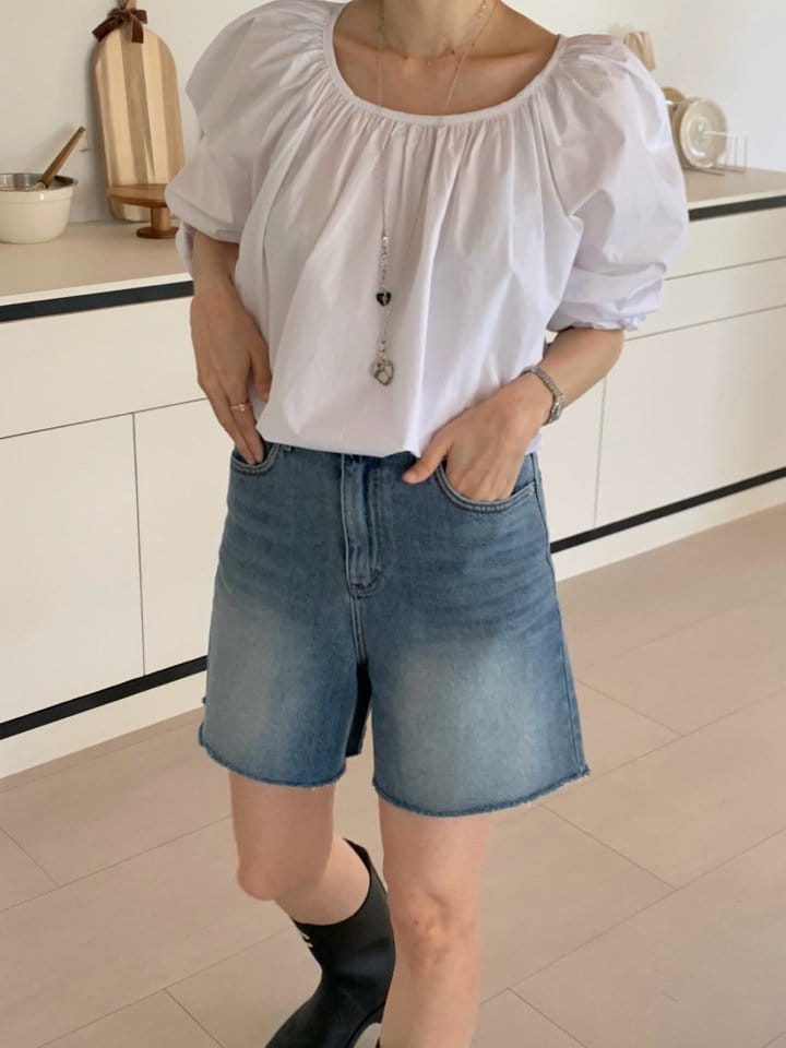 Arc - Korean Women Fashion - #womensfashion - All Brush Denim Shorts - 7