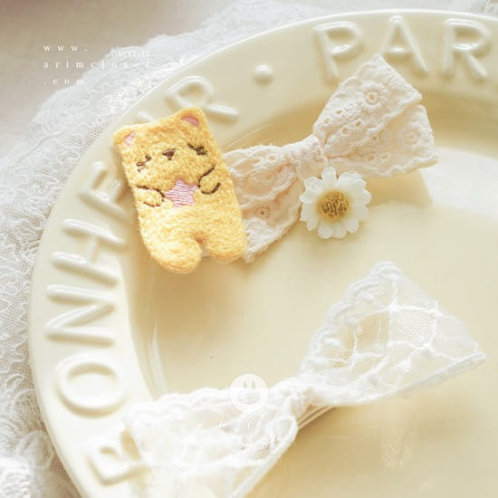 Arim Closet - Korean Children Fashion - #discoveringself - Yellow Sudal Baby Knit Pin (1ea)