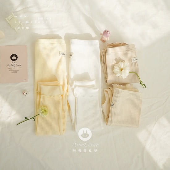 Arim Closet - Korean Children Fashion - #kidzfashiontrend - 4color C Baby Frill Leggings