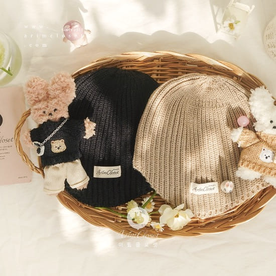 Arim Closet - Korean Children Fashion - #magicofchildhood - 2color Baby Beanie Hat (1ea)