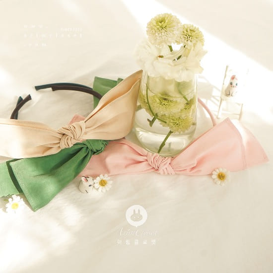 Arim Closet - Korean Children Fashion - #prettylittlegirls - Lovely Ribbon Hairband (1ea)