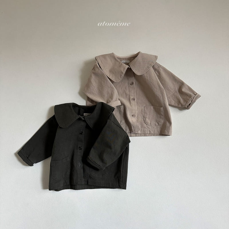 Atomeme - Korean Baby Fashion - #babyboutique - Kinder Collar Jacket