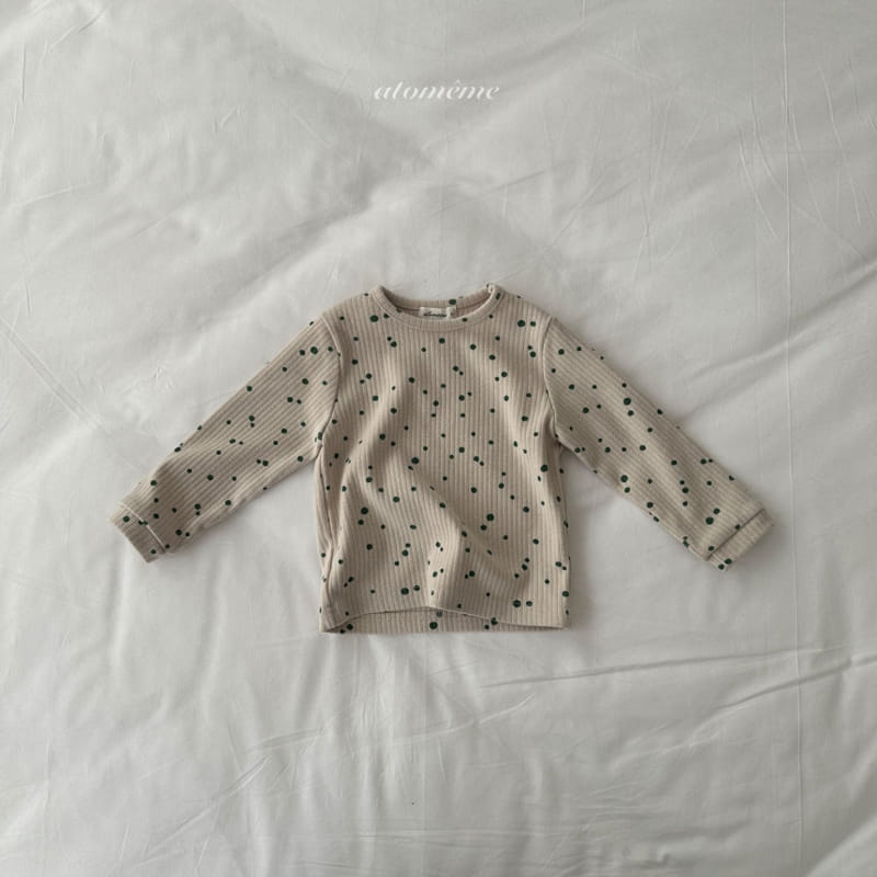 Atomeme - Korean Baby Fashion - #babyboutique - Dot Dot Round Tee - 9