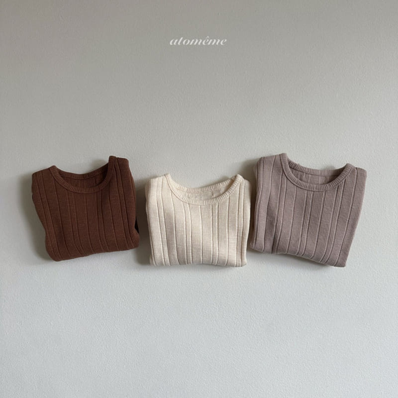 Atomeme - Korean Baby Fashion - #babyfashion - Soft Round Tee - 2