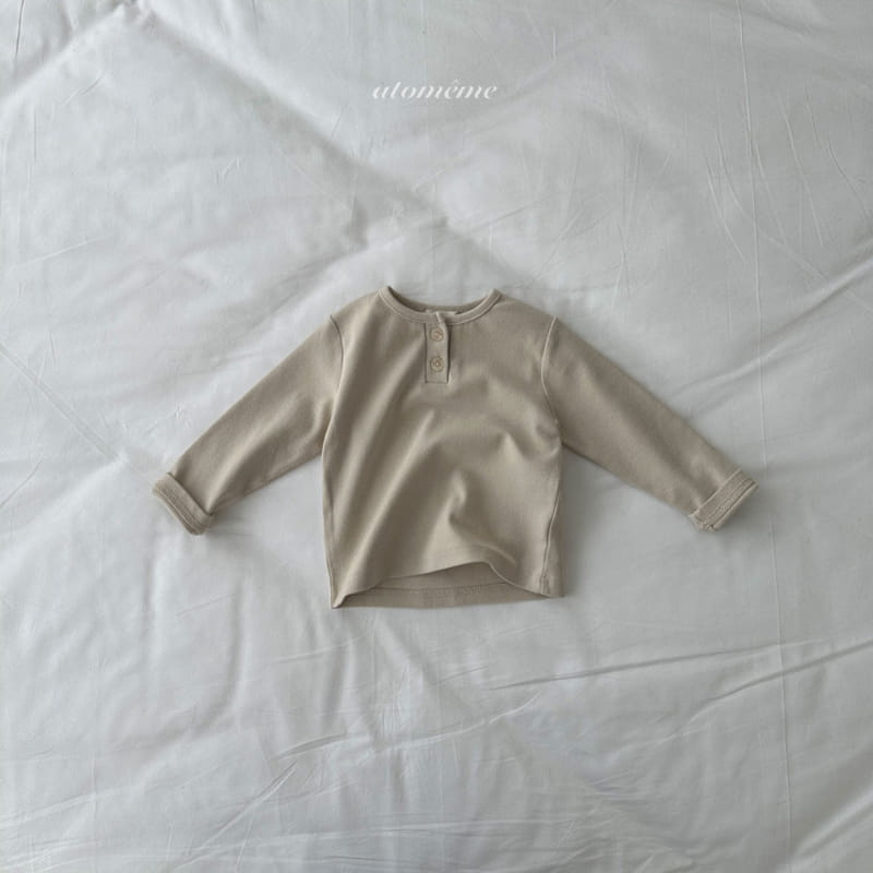 Atomeme - Korean Baby Fashion - #babyfever - Button Round Tee - 9