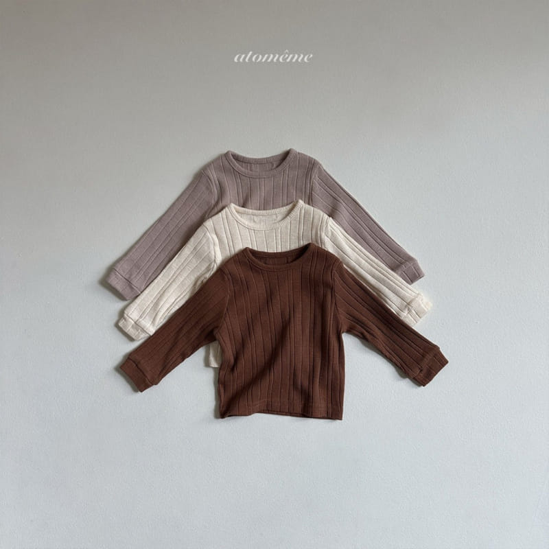 Atomeme - Korean Baby Fashion - #babyfever - Soft Round Tee - 4