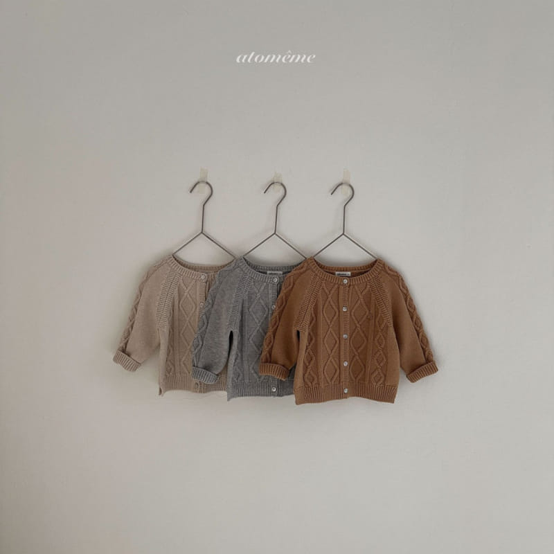 Atomeme - Korean Baby Fashion - #babyoninstagram - London Knit Cardigan - 2