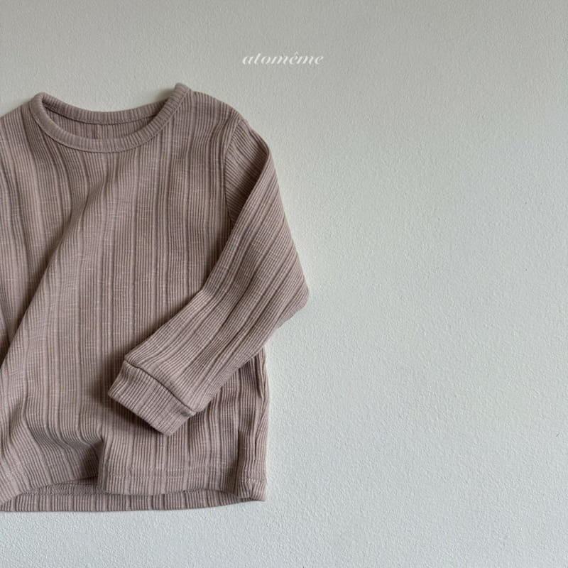 Atomeme - Korean Baby Fashion - #babyoutfit - Soft Round Tee - 8