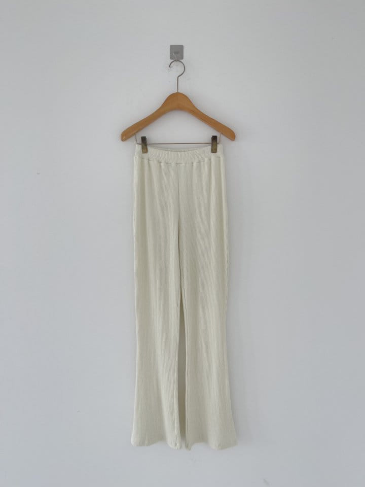 Attention-plz-Korean Women Fashion - #momslook - Back Slit Tam Tam Pants - 11