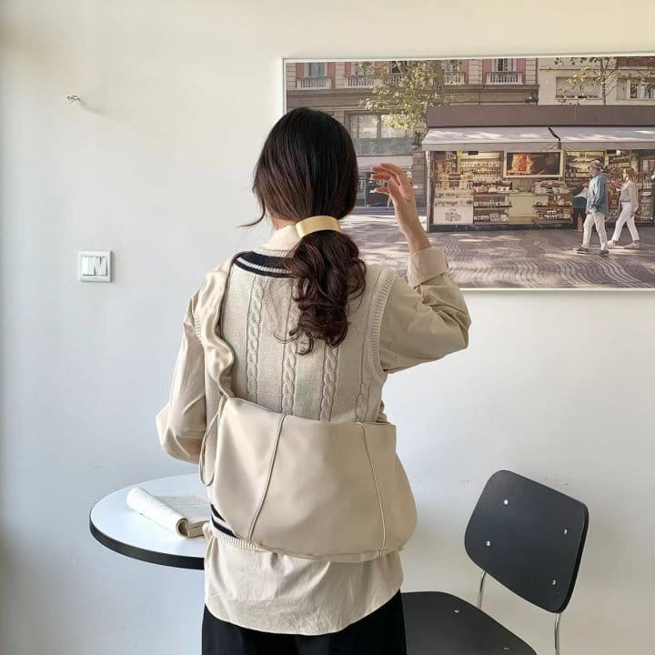 Attention-plz-Korean Women Fashion - #momslook - Wrinkle L Shoulder Bag - 10