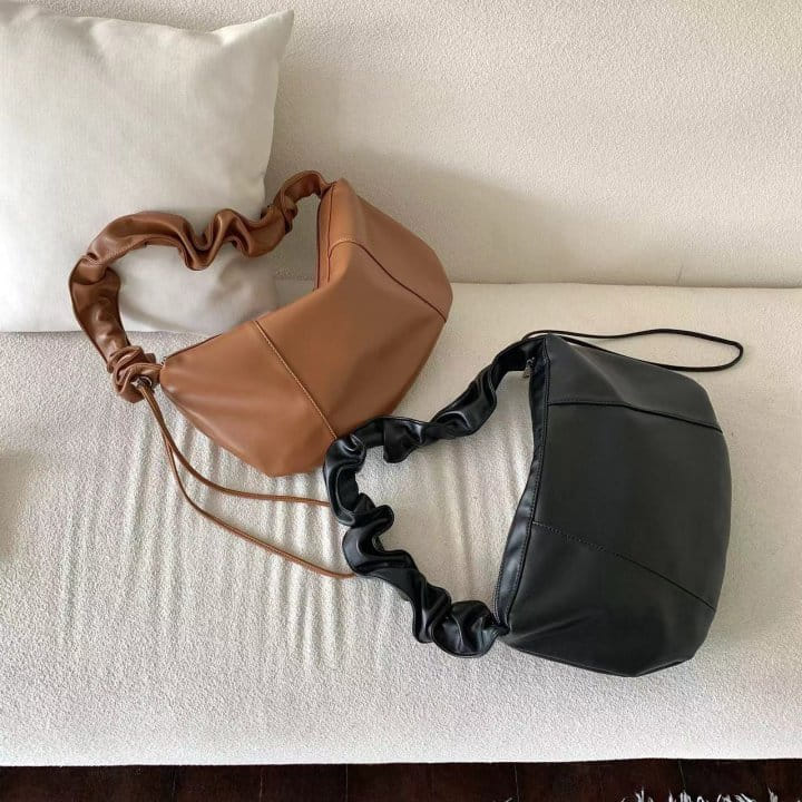 Attention-plz-Korean Women Fashion - #restrostyle - Wrinkle L Shoulder Bag