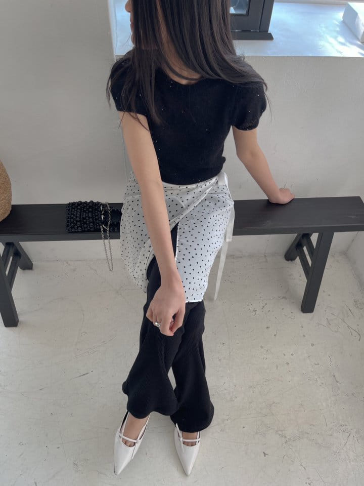 Attention-plz-Korean Women Fashion - #womensfashion - Back Slit Tam Tam Pants - 2