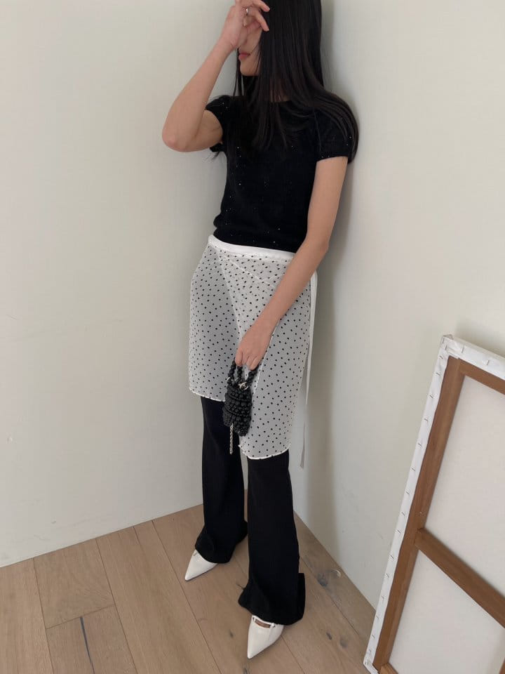 Attention-plz-Korean Women Fashion - #womensfashion - Back Slit Tam Tam Pants - 8