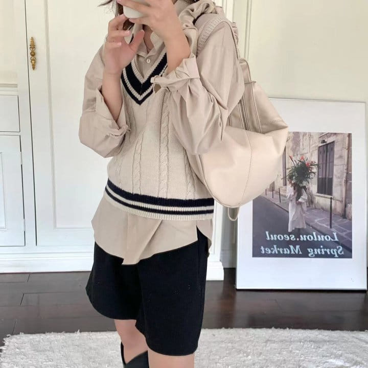 Attention-plz-Korean Women Fashion - #womensfashion - Wrinkle L Shoulder Bag - 9