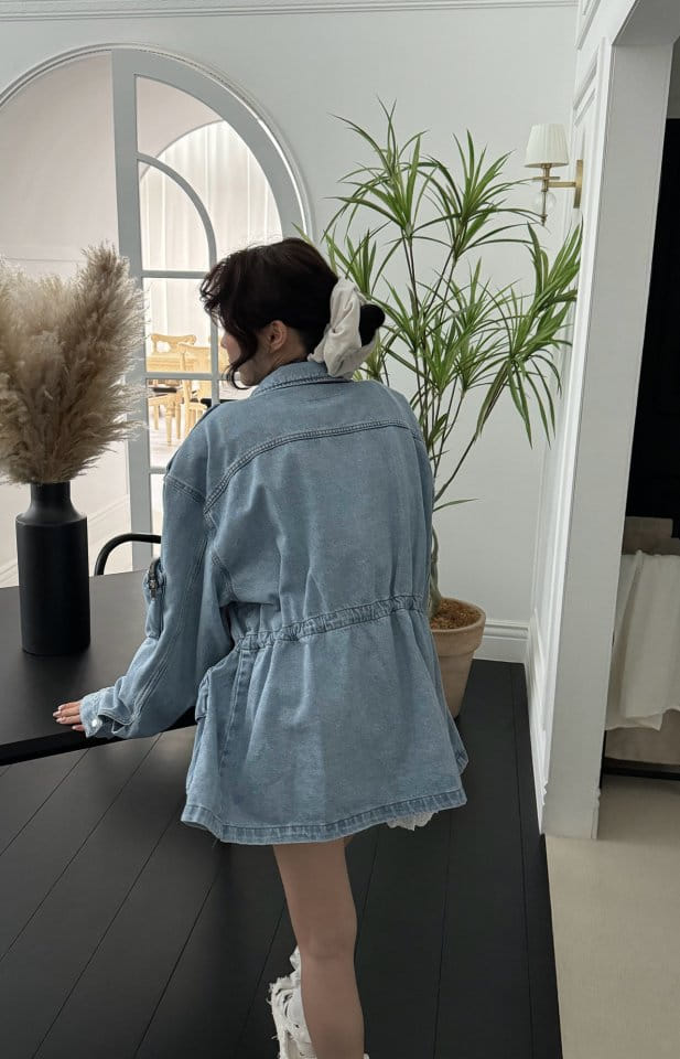 Auver_Fit - Korean Women Fashion - #momslook - 6 Cargo Denim Jacket - 6