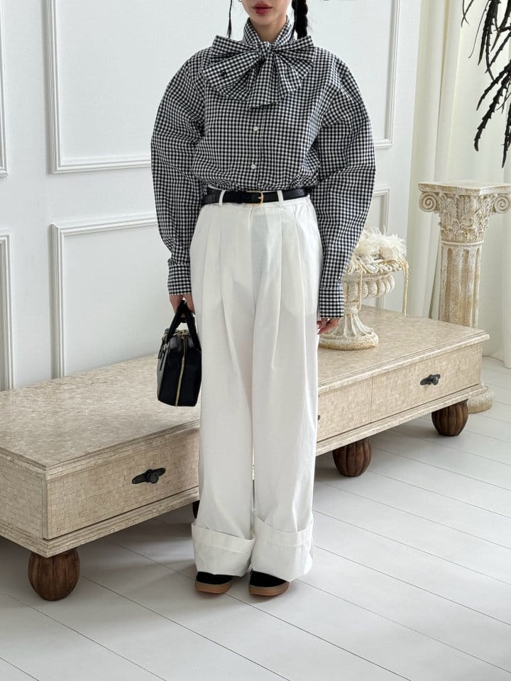 Auver_Fit - Korean Women Fashion - #momslook - Roll Up C Pants - 8