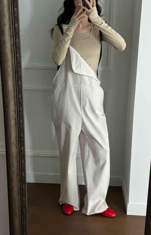 Auver_Fit - Korean Women Fashion - #momslook - St Dungarees Pants - 3
