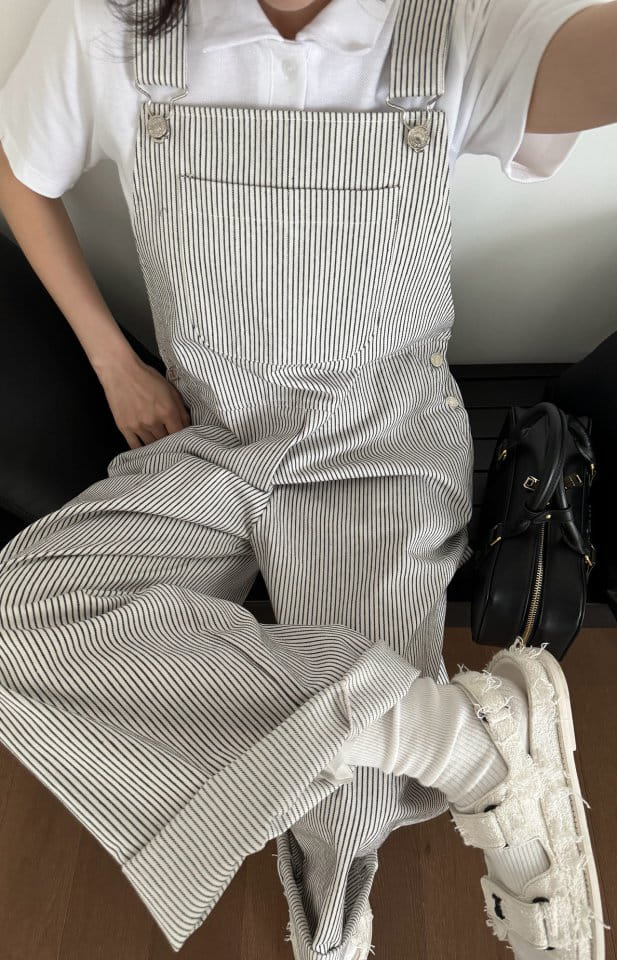 Auver_Fit - Korean Women Fashion - #momslook - St Dungarees Pants - 4