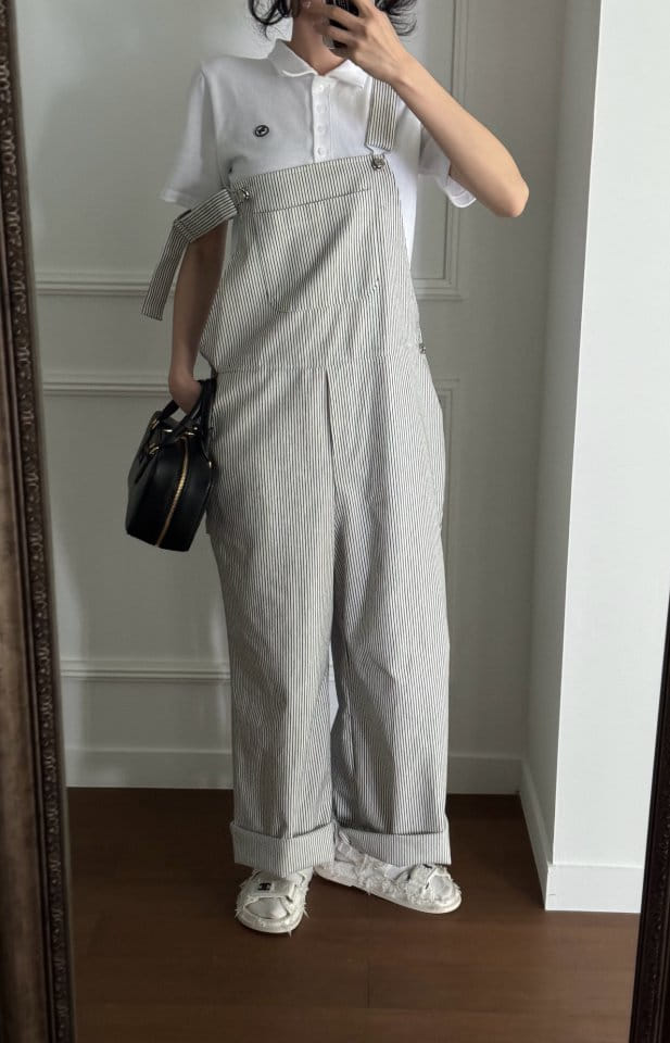 Auver_Fit - Korean Women Fashion - #momslook - St Dungarees Pants - 5