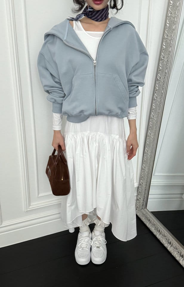 Auver_Fit - Korean Women Fashion - #vintageinspired - Sailor Hoody Jumper - 8