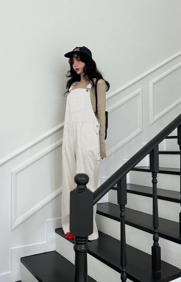 Auver_Fit - Korean Women Fashion - #vintageinspired - St Dungarees Pants - 7
