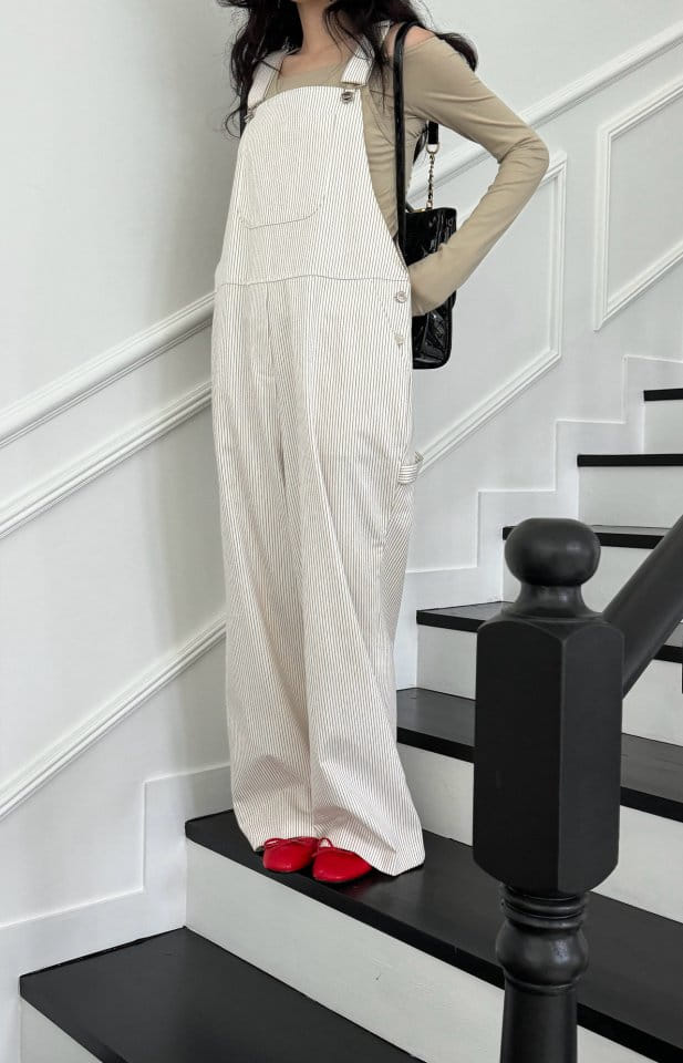 Auver_Fit - Korean Women Fashion - #vintagekidsstyle - St Dungarees Pants - 8