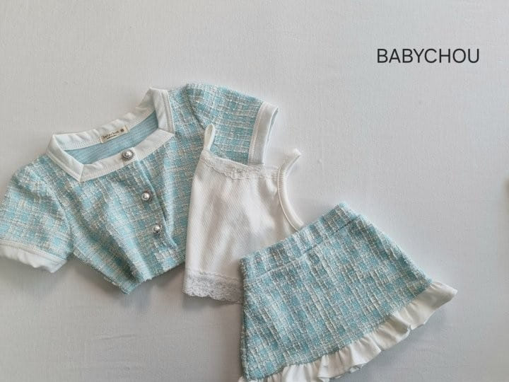 Babychou - Korean Children Fashion - #kidzfashiontrend - Rowen Sleeveless Tee - 4