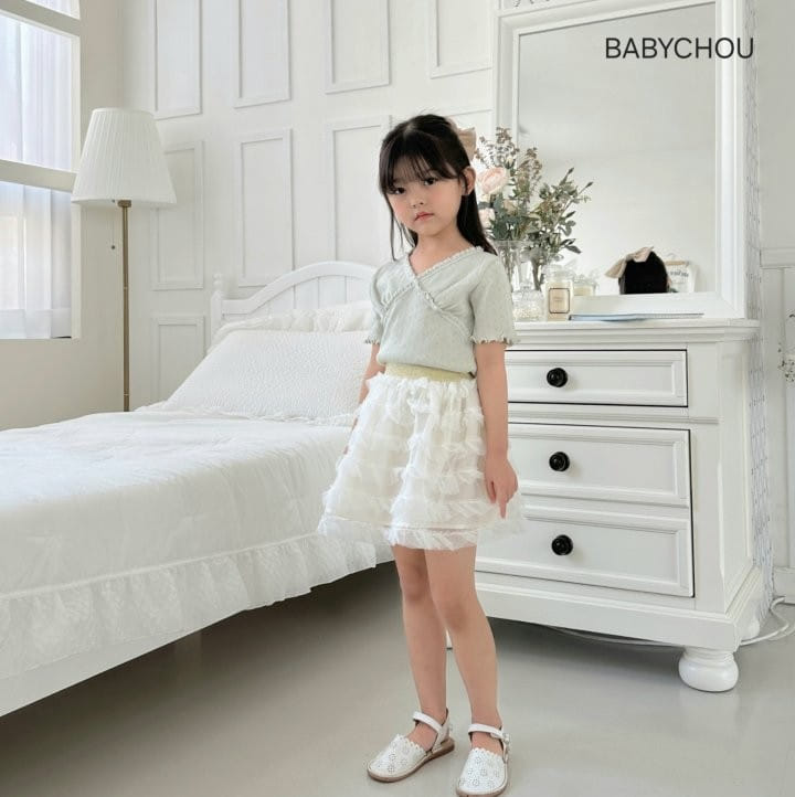 Babychou - Korean Children Fashion - #childofig - Pure Sha Skirt - 3