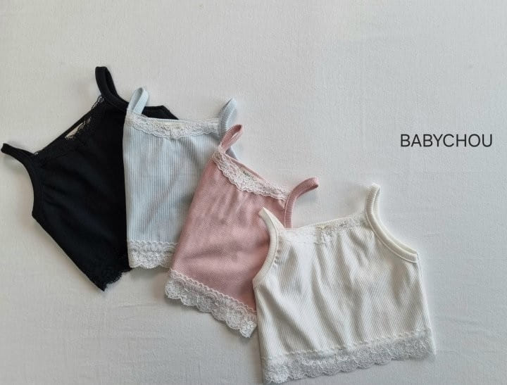 Babychou - Korean Children Fashion - #kidsshorts - Rowen Sleeveless Tee