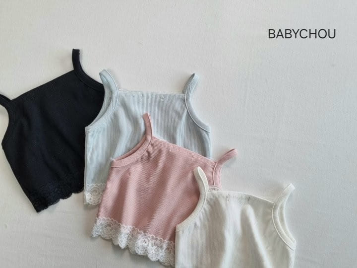 Babychou - Korean Children Fashion - #kidsstore - Rowen Sleeveless Tee - 2