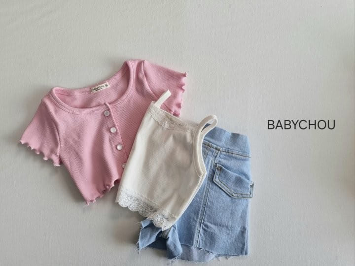 Babychou - Korean Children Fashion - #littlefashionista - Rowen Sleeveless Tee - 5